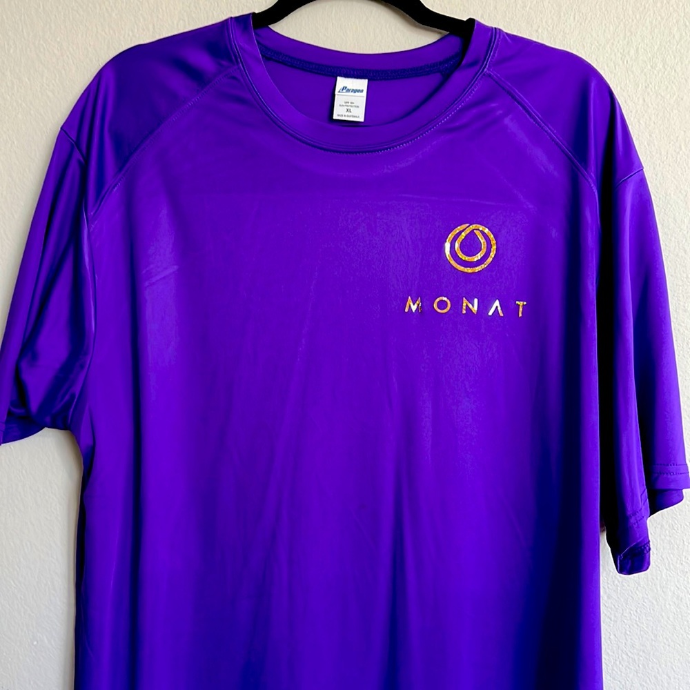 MONAT logo dry fit T-shirt new